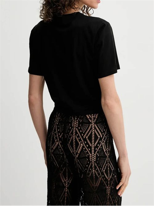 T-shirt donna nera LIU JO | WA5139JS923/M9625